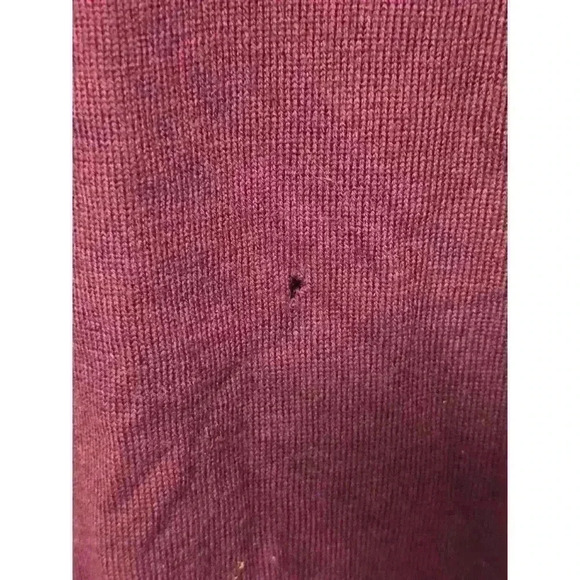 Men's Calvin Klein Sweater Vest L Purple with defects - Picture 2 of 6